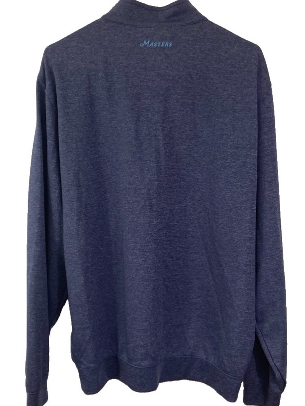 Masters Tech Quarter Zip Pullover Jacket Size XL Golf Performance Blue Athletic - Picture 2 of 10